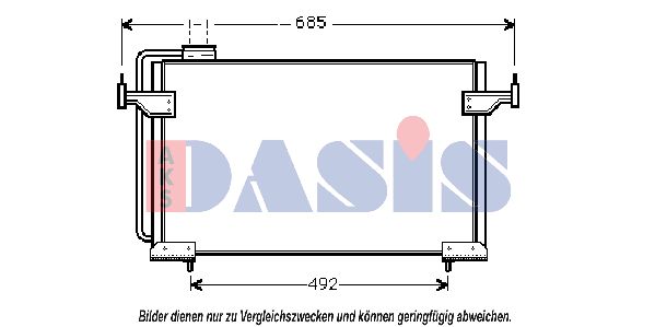 AKS DASIS Lauhdutin, ilmastointilaite 062080N